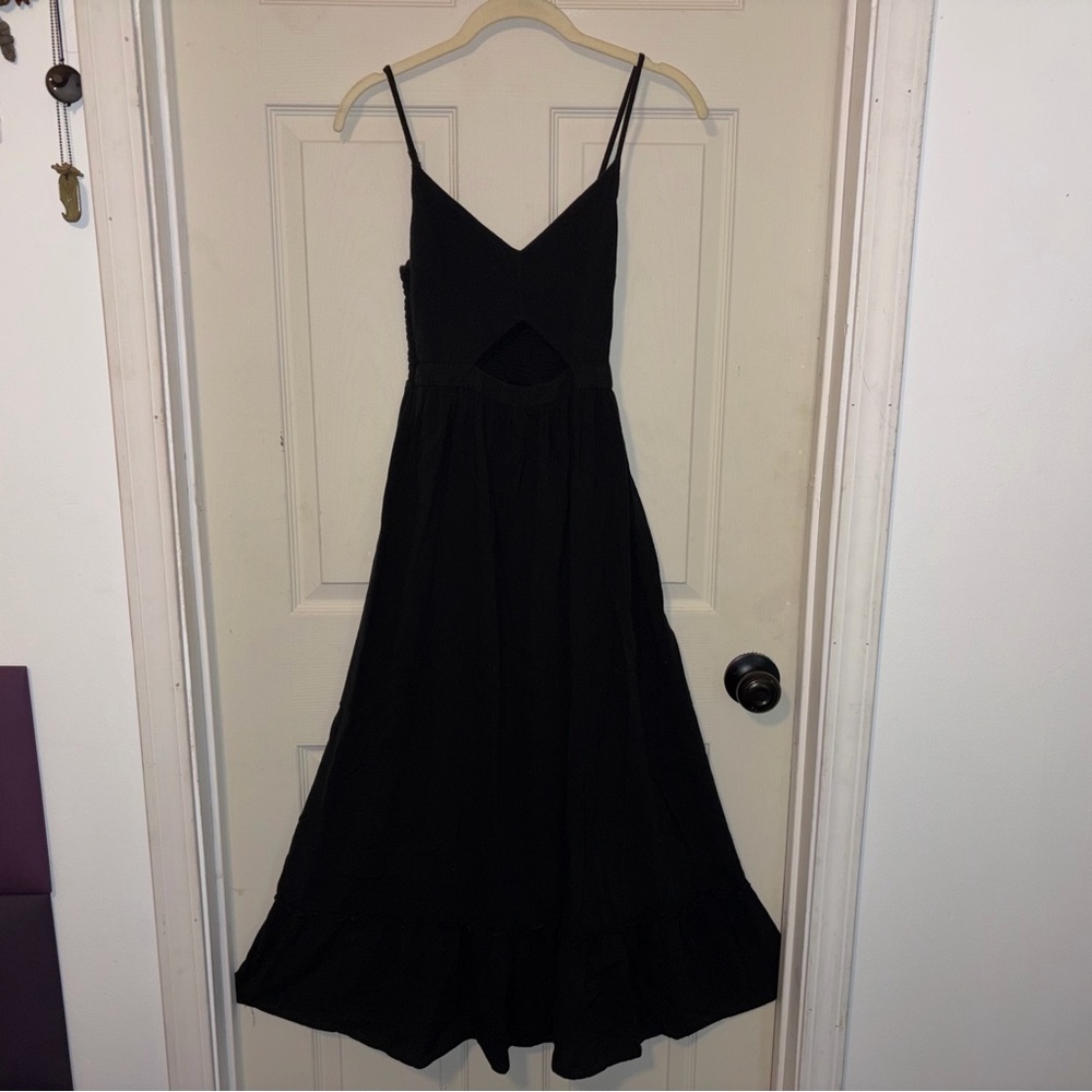 Aerie Maxi A Line Sundress with Cutout Detail